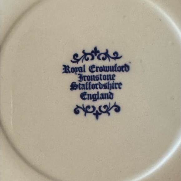 Blue and White Decorative Plate with Home Quote - Picture 3 of 6